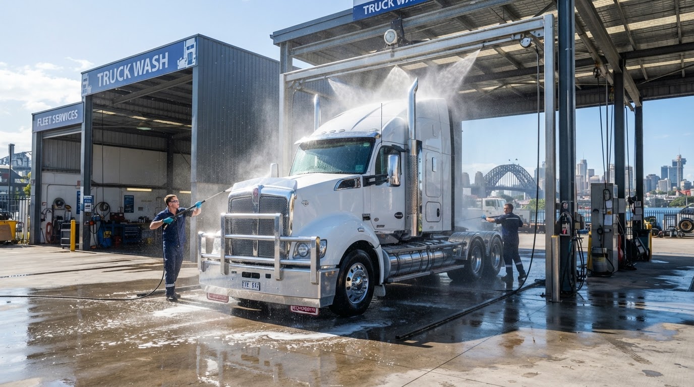 Professional truck wash and fleet maintenance service in Sydney